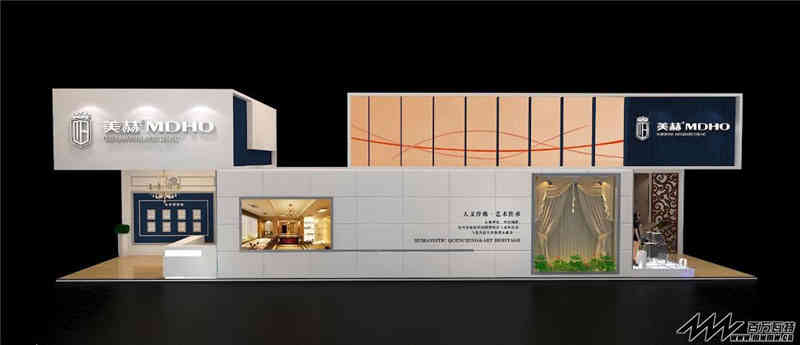 大華銀行上海分行參展上海新國際博覽中心上海展覽設計展臺搭建4